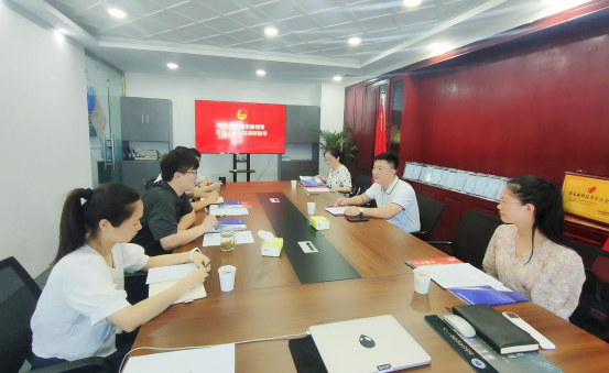 共青團阜陽市委副書記駱強一行蒞臨公司調(diào)研指導(dǎo)